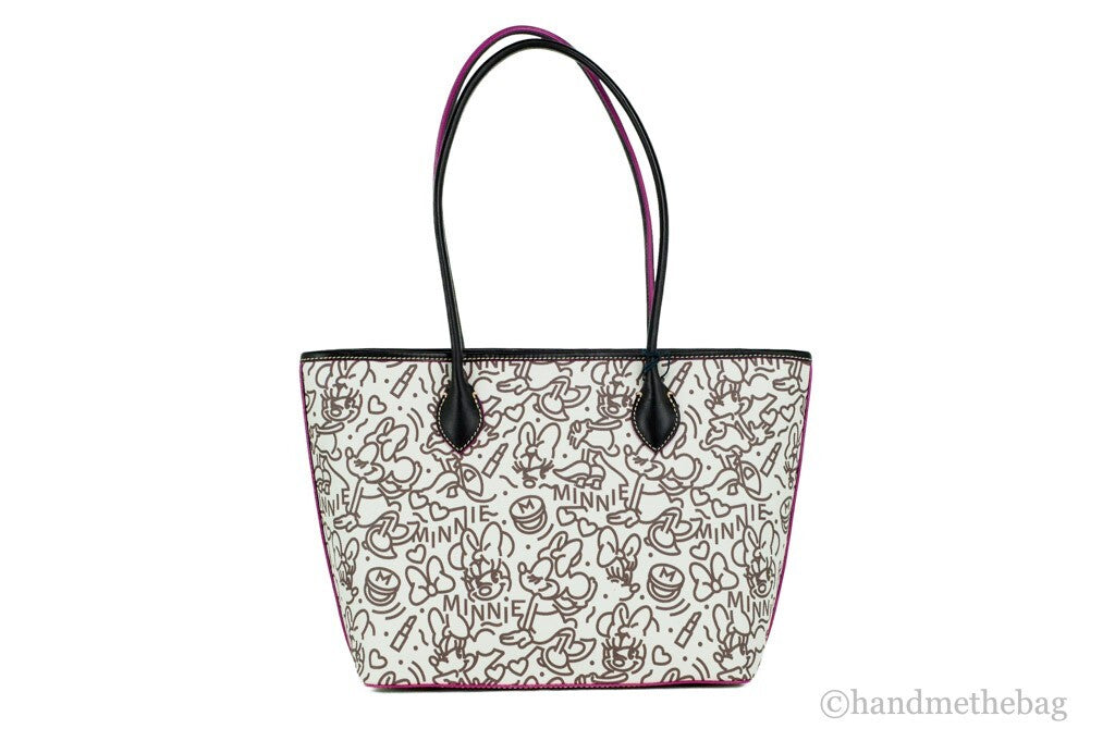 Dooney & Bourke Disney Medium Minnie Mouse Line Art Coated Cotton Tote