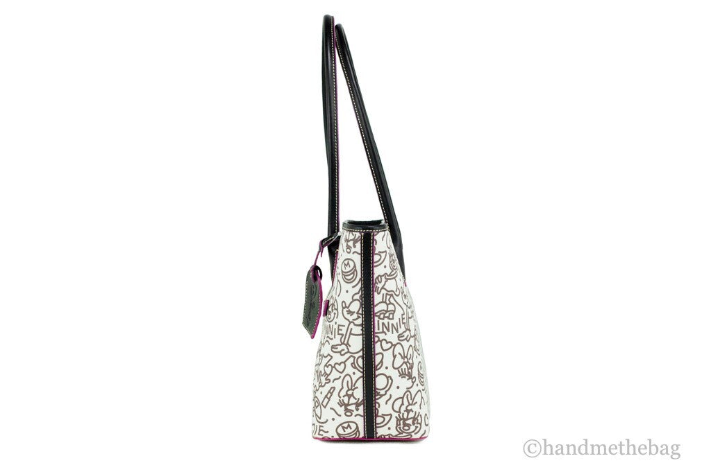 Dooney & Bourke Disney Medium Minnie Mouse Line Art Coated Cotton Tote