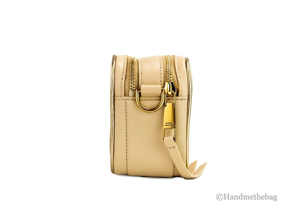 Marc Jacobs The Moto Shot 21 Curds Leder Kamera Umhängetasche