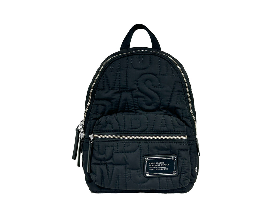 Marc Jacobs Small Black Quilted Backpack