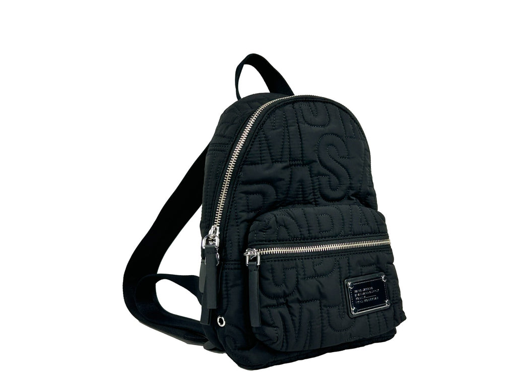 Marc Jacobs Small Black Quilted Backpack