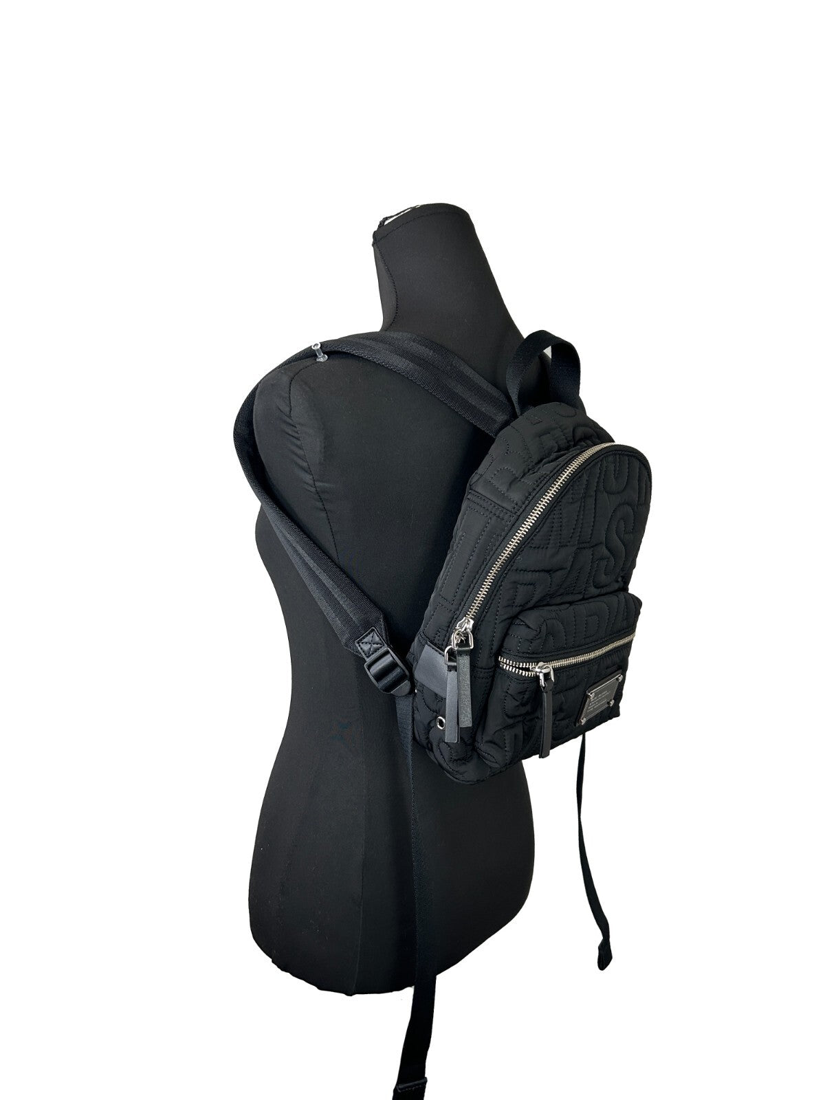 Marc Jacobs Small Black Quilted Backpack