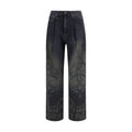 R13 Black Cotton Denim Jeans