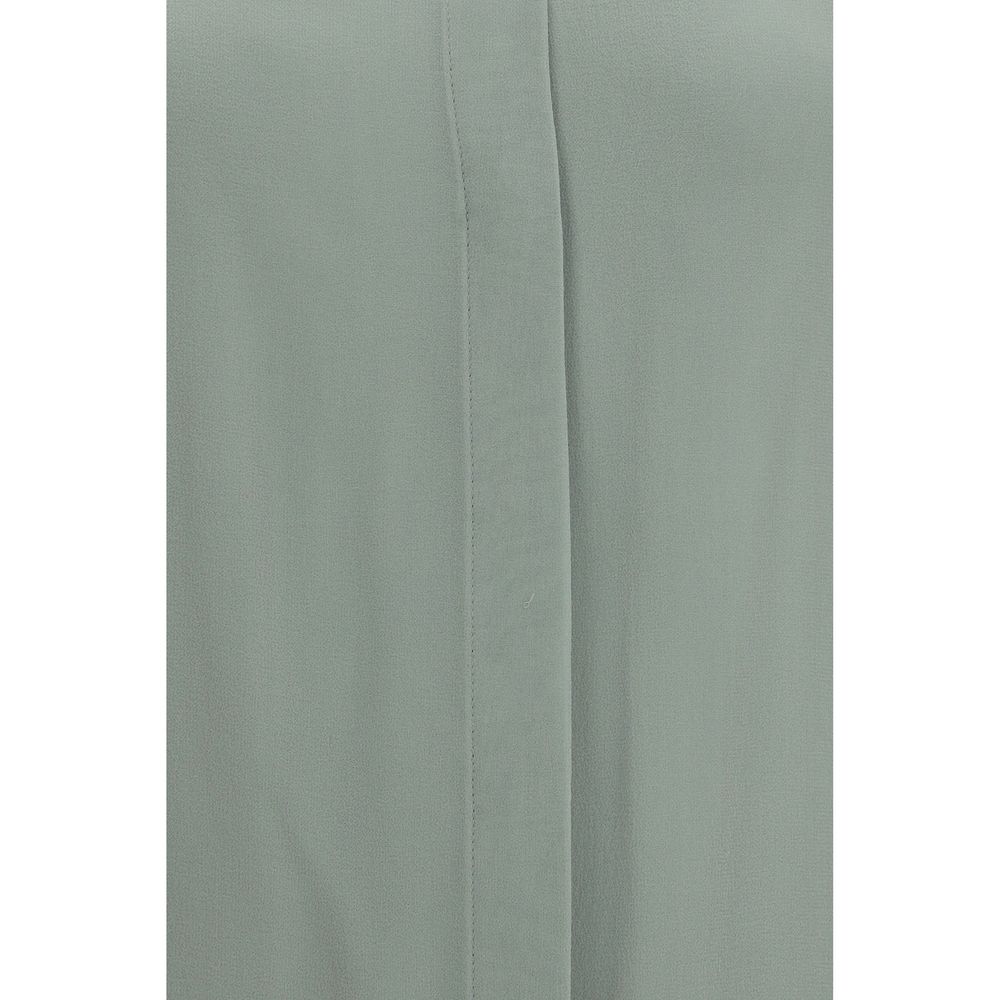 Max Mara Zweifarbige Seidenbluse