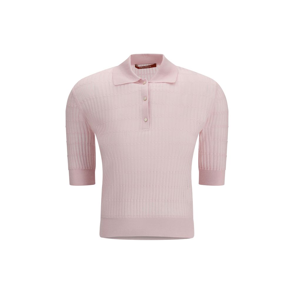 Max Mara Mehrfarbiges Seiden-Kurzarmhemd