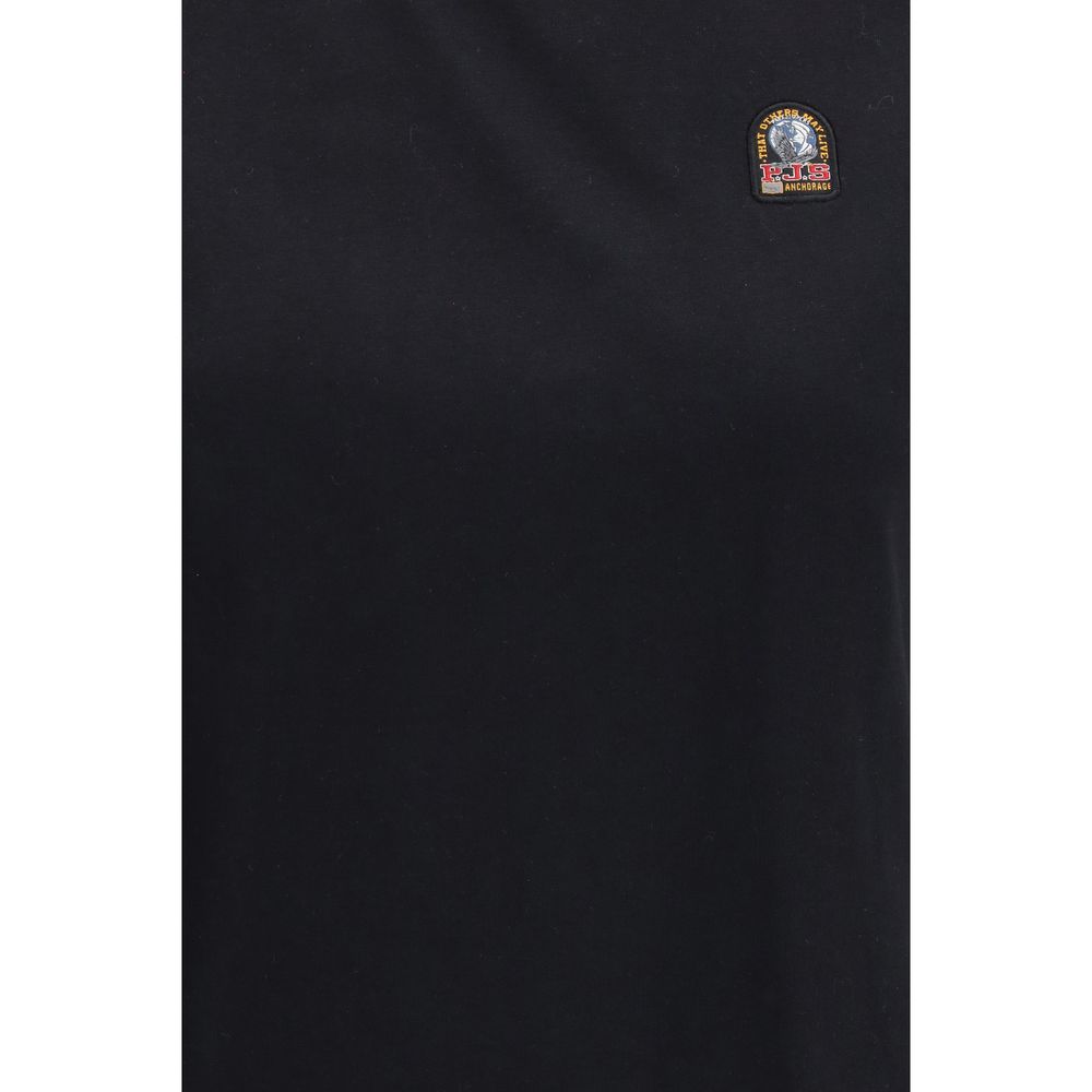 Parajumpers Schwarzes Baumwoll-T-Shirt