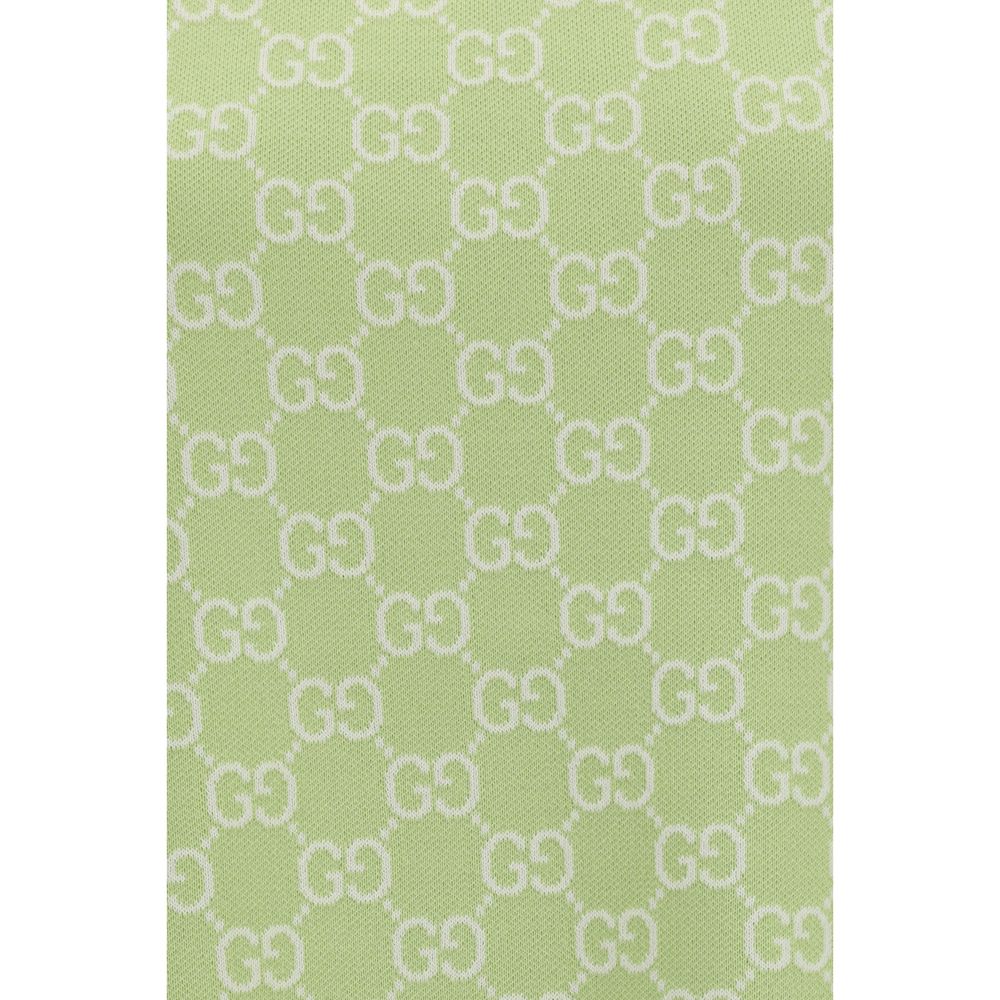 Gucci Zweifarbige Baumwoll-Freizeitkleid