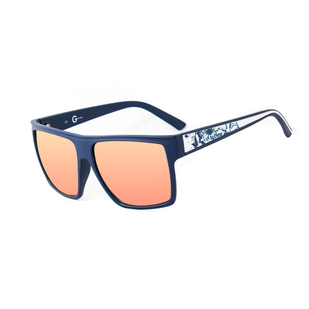 Guess Sonnenbrille aus blauem Harz