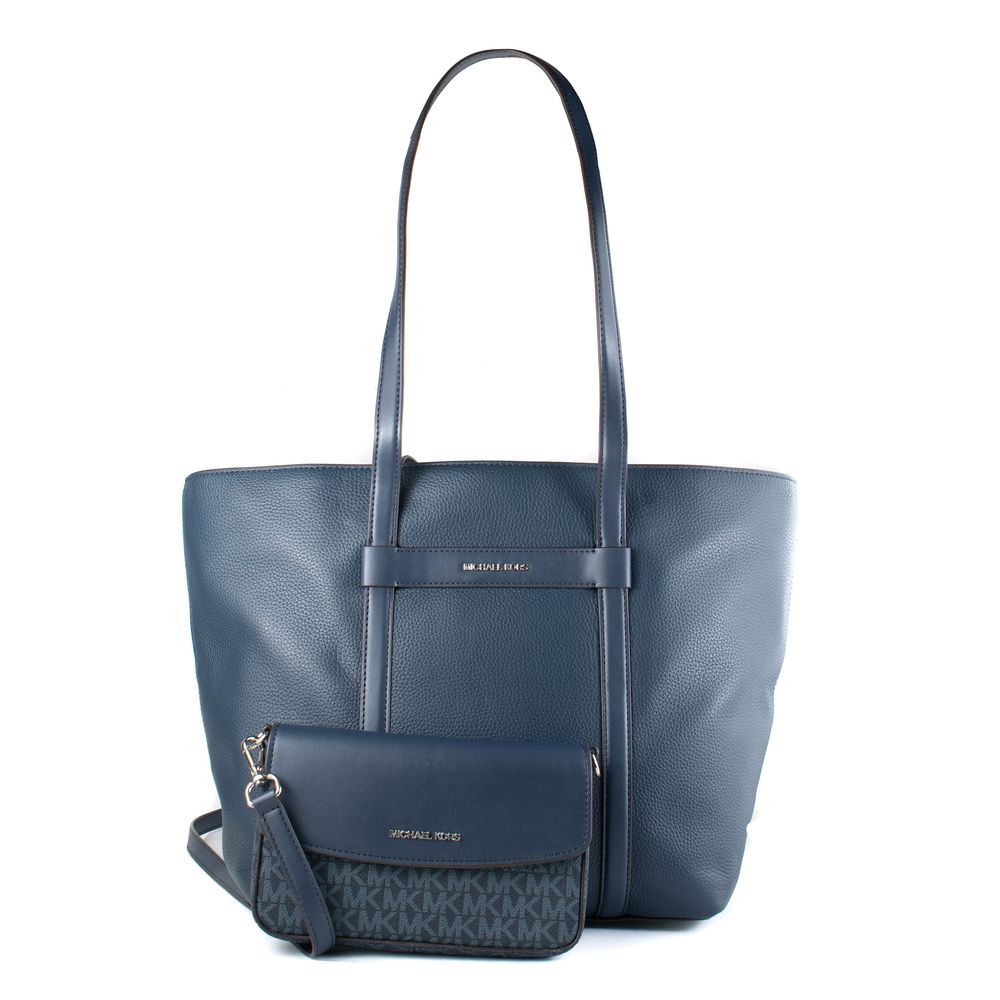 Michael Kors Blaue Pelz Handtasche