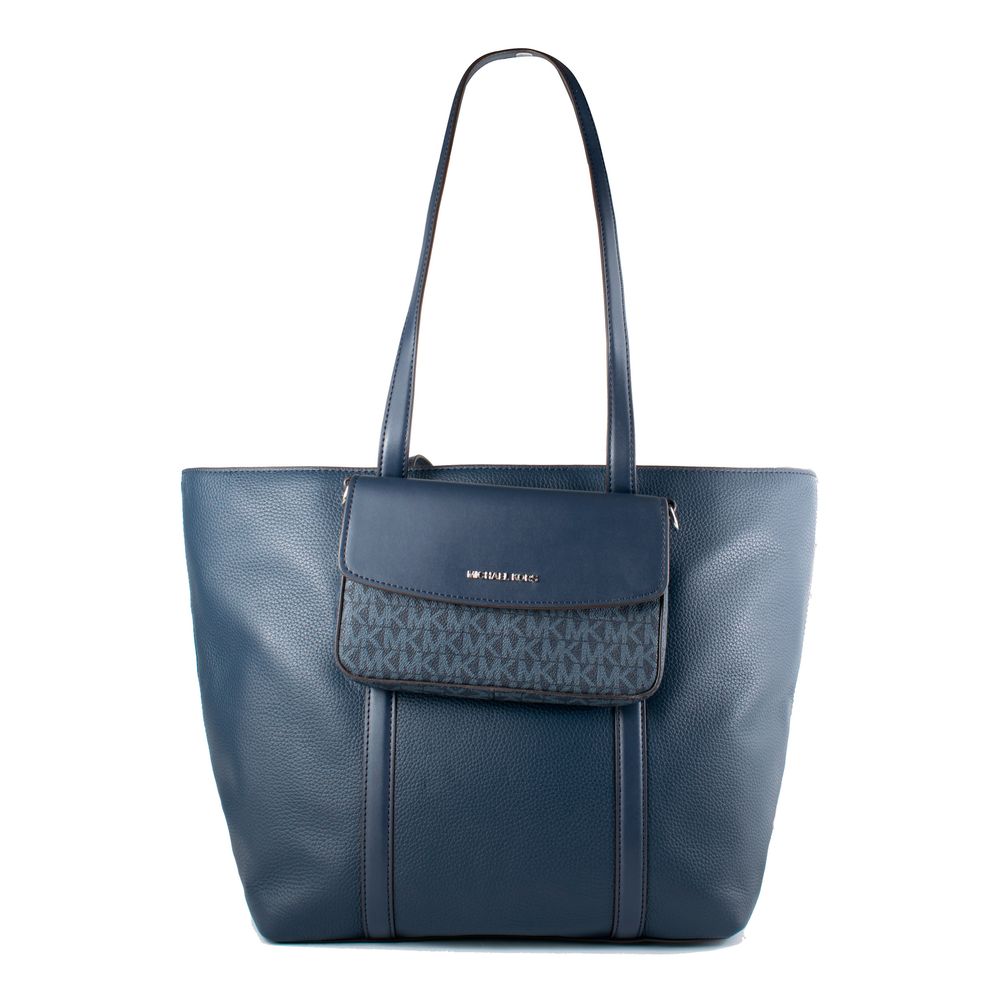 Michael Kors Blaue Pelz Handtasche