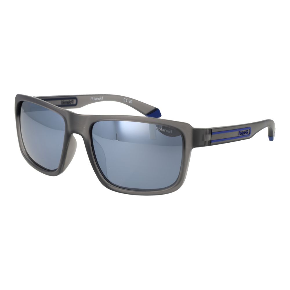 Polaroid Graue Sonnenbrille aus Kunststoff
