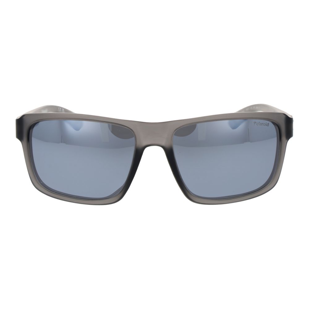 Polaroid Graue Sonnenbrille aus Kunststoff