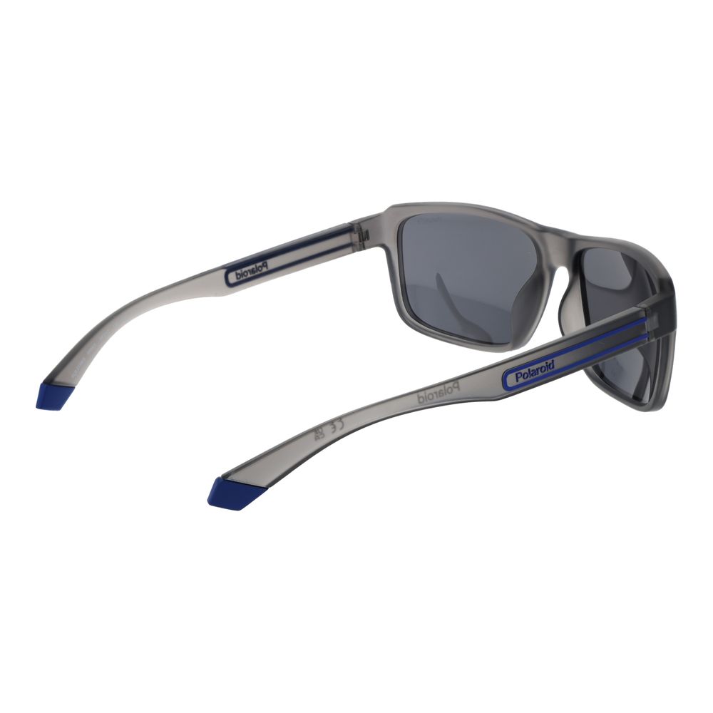 Polaroid Graue Sonnenbrille aus Kunststoff