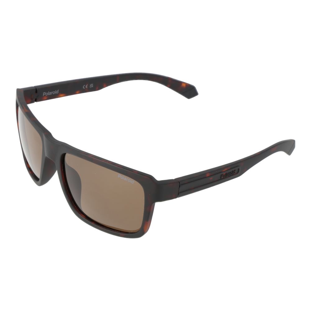 Polaroid Braune Sonnenbrille aus Kunststoff