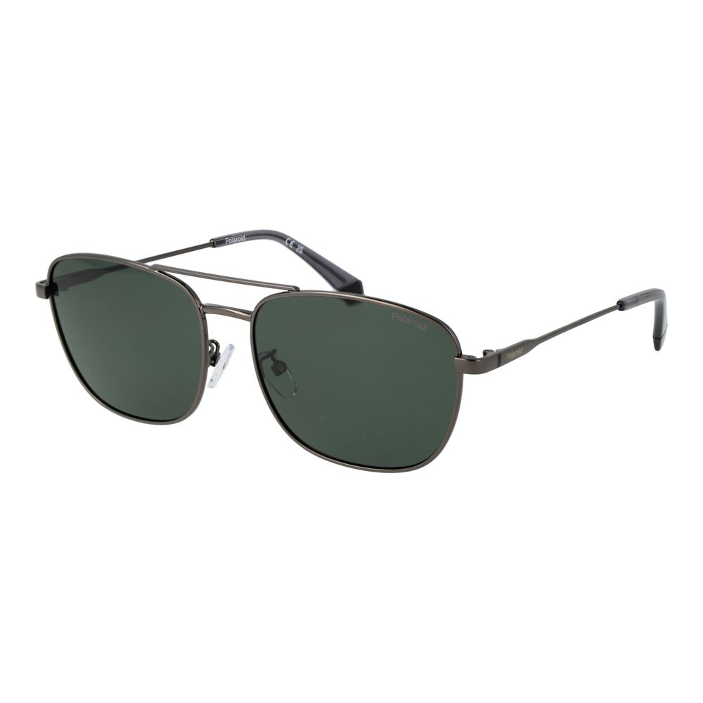 Polaroid Graue Sonnenbrille aus Edelstahl