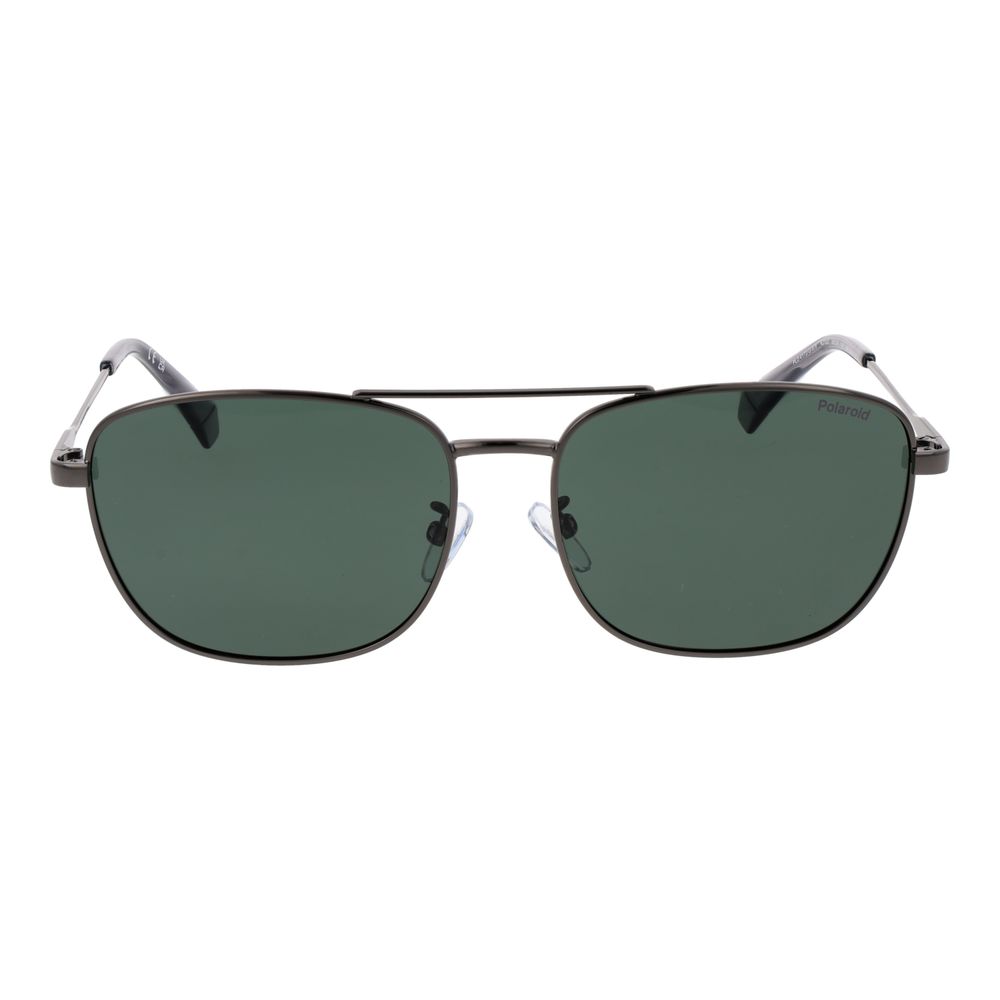 Polaroid Graue Sonnenbrille aus Edelstahl