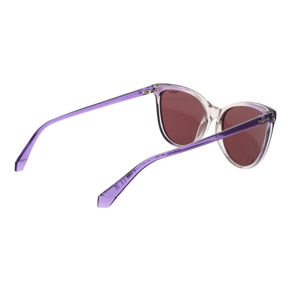 Polaroid Violette Sonnenbrille aus Kunststoff