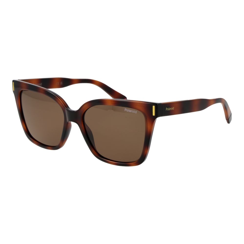 Polaroid Braune Sonnenbrille aus Kunststoff