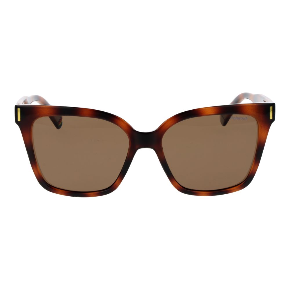 Polaroid Braune Sonnenbrille aus Kunststoff