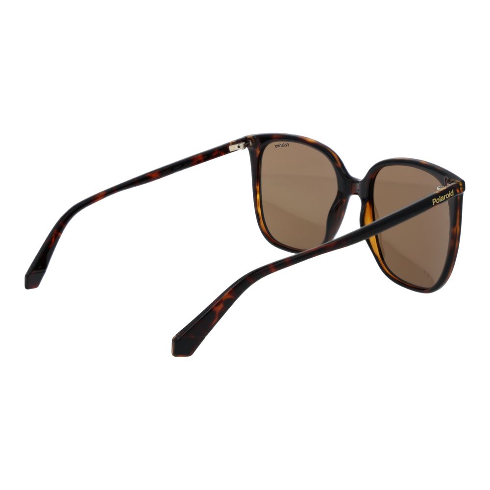 Polaroid Braune Sonnenbrille aus Kunststoff