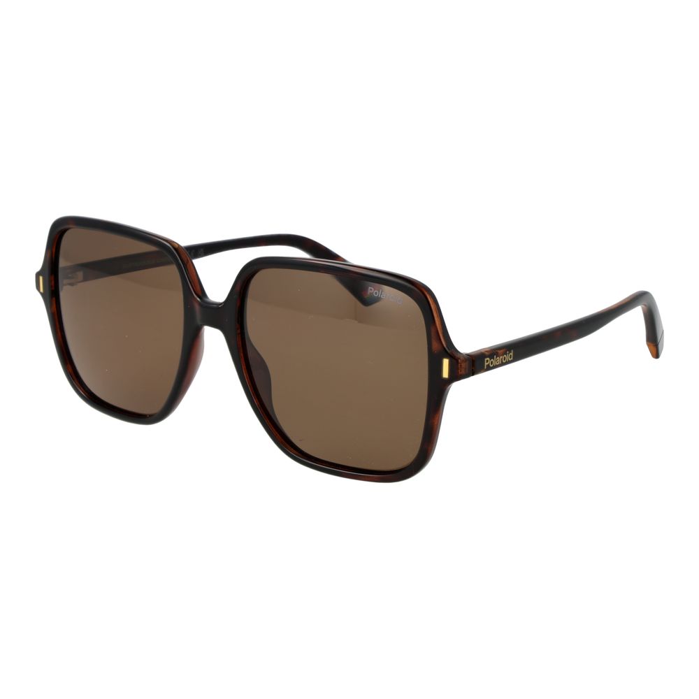 Polaroid Braune Sonnenbrille aus Kunststoff