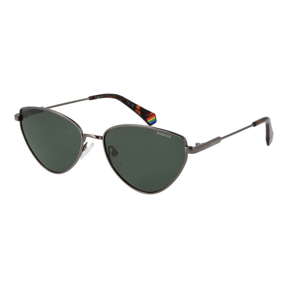 Polaroid Graue Sonnenbrille aus Metall