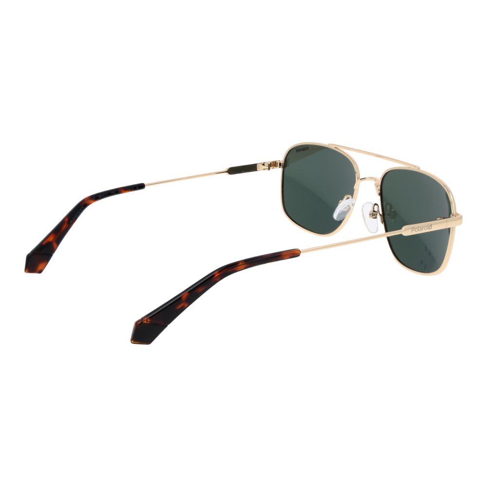 Polaroid Sonnenbrille aus Goldmetall