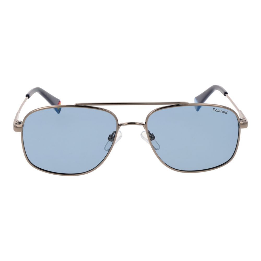 Polaroid Graue Sonnenbrille aus Metall
