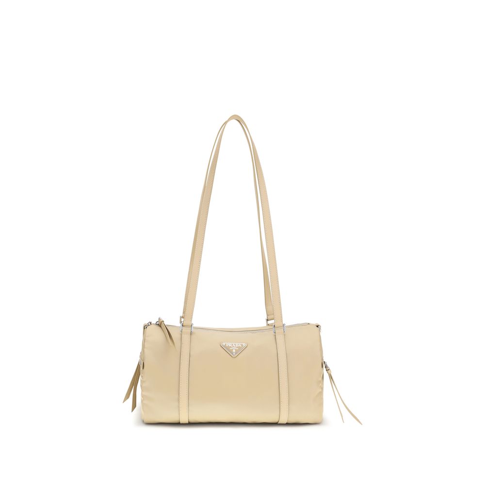 Prada Beige Polyamid Umhängetasche