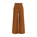 Max Mara Braune Baumwollhose für die Freizeit