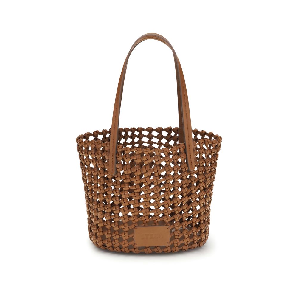 Staud Braune Kalbsleder Bos Taurus Bucket Bag