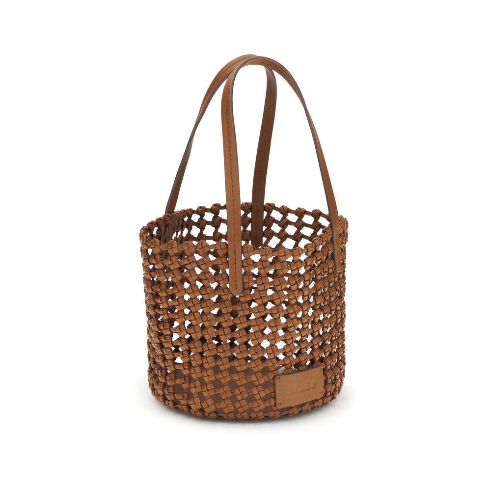 Staud Braune Kalbsleder Bos Taurus Bucket Bag