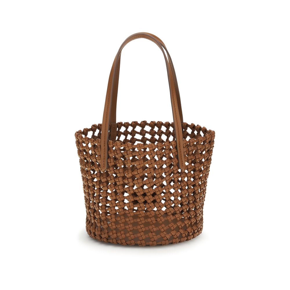 Staud Braune Kalbsleder Bos Taurus Bucket Bag