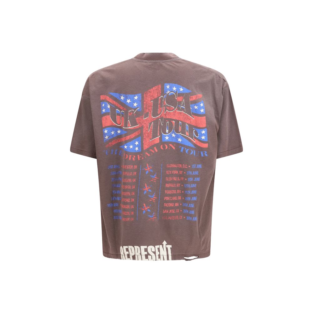 Represent Schwarzes Baumwoll-T-Shirt