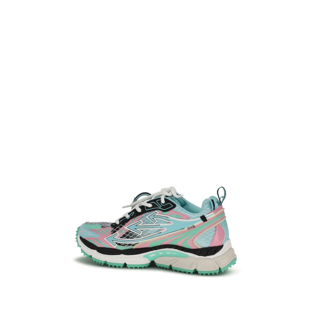 Off-White Multicolor Polyester Sneakers