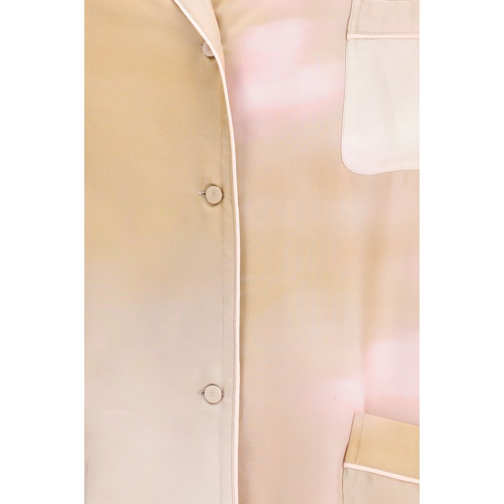 Fabiana Filippi Hemd mit Multicolor-Seidenmuster