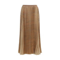 Fabiana Filippi Beiger Midirock aus Polyester