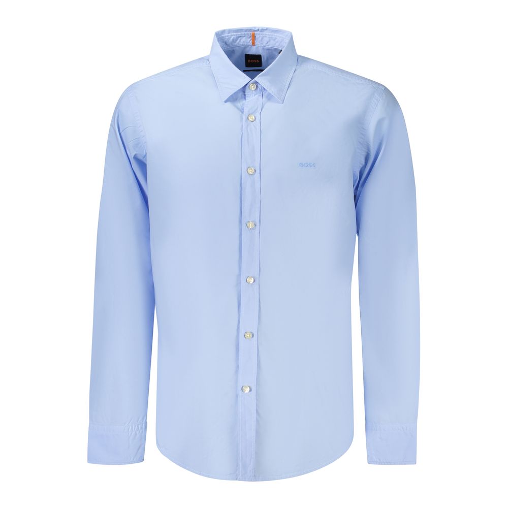 Hugo Boss Azzurro Baumwollhemd für Herren