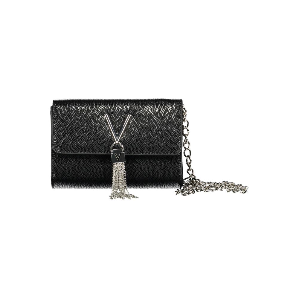 Mario Valentino Schwarze Damen-Handtasche aus Polyurethan