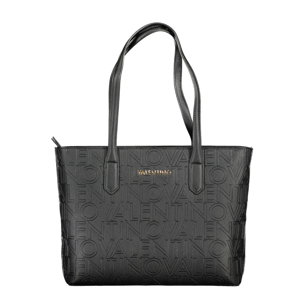Mario Valentino Women's Black Polyurethane Shoulder Bag
