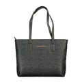 Mario Valentino Women's Black Polyurethane Shoulder Bag