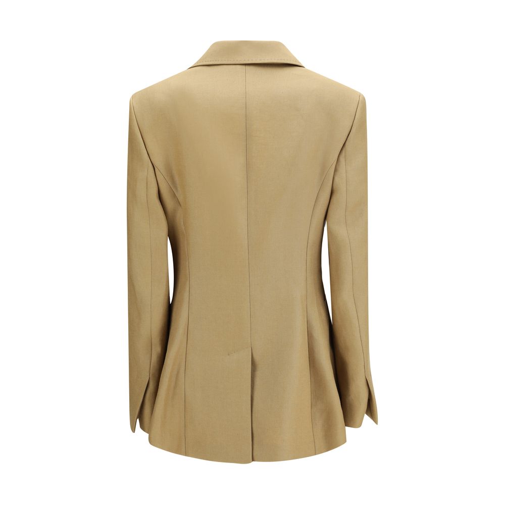 Max Mara Beige Linen Jacket and Coat