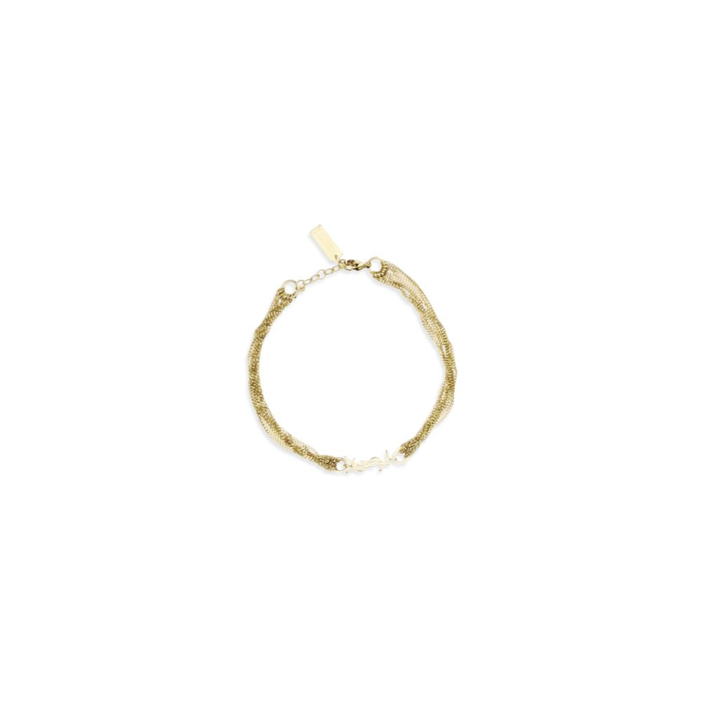 Saint Laurent Gold-Tone Brass Bracelet