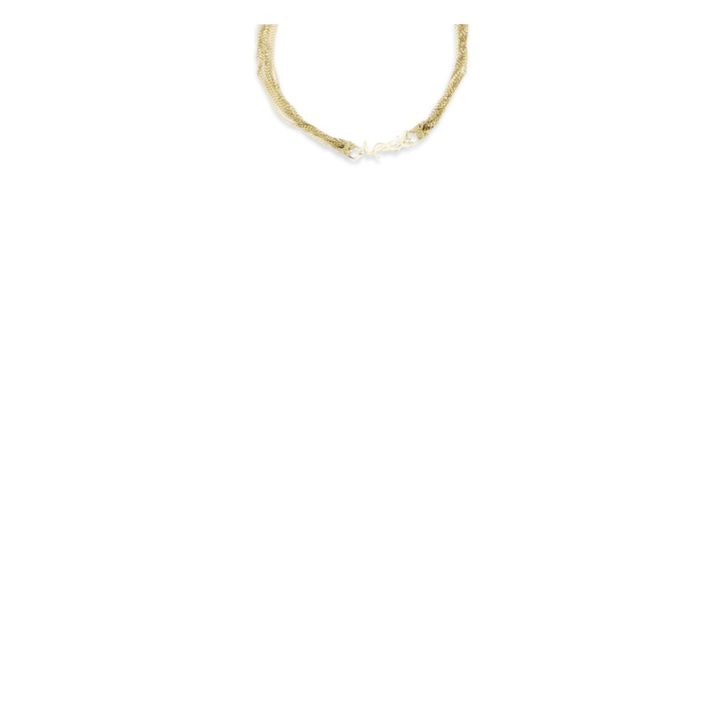 Saint Laurent Gold-Tone Brass Bracelet