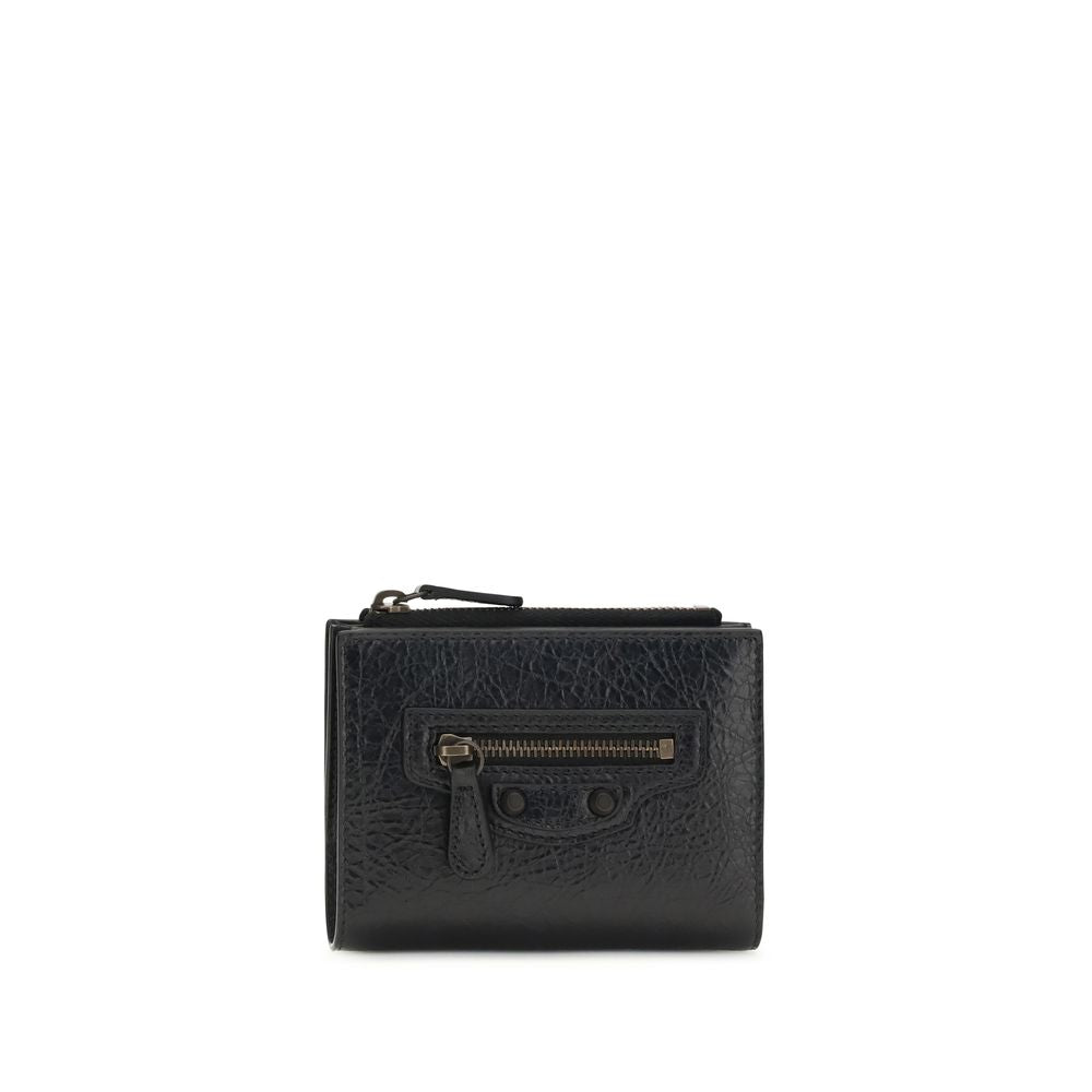 Balenciaga Schwarzes Lamm Ovis Aries Aries Portemonnaie