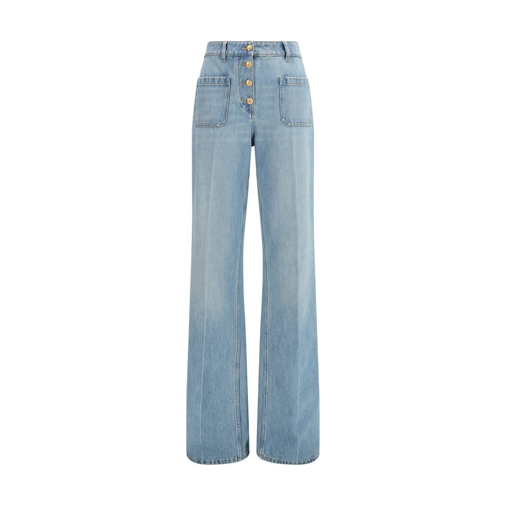 Valentino Blue Cotton Denim Jeans