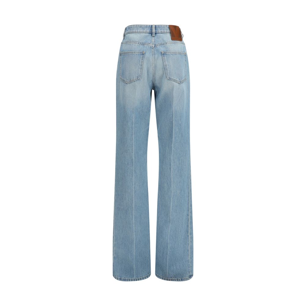 Valentino Blue Cotton Denim Jeans