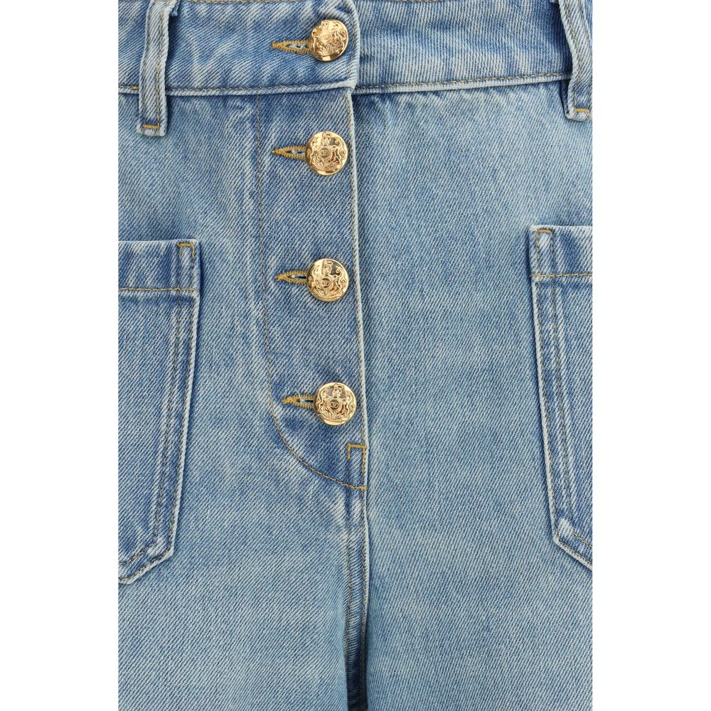 Valentino Blue Cotton Denim Jeans