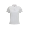 Maison Kitsuné Weißes Poloshirt aus Baumwolle