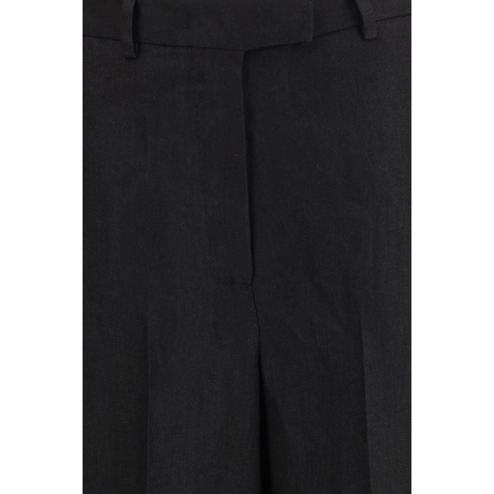 Lardini Schwarze Bermuda-Shorts aus Viskose